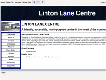 Tablet Screenshot of lintonlanecentre.org.uk